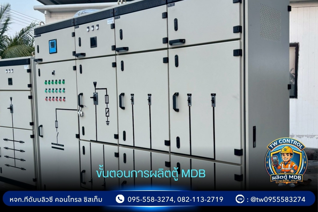 ขั้นตอนการผลิตตู้ MDB (Manufacturing Process)